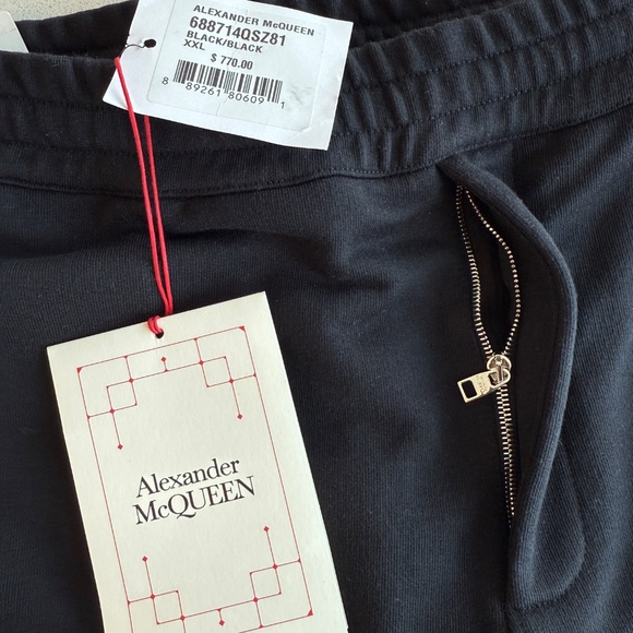 Alexander McQueen - BRAND NEW - logo - name print sweat pants - Picture 3 of 12